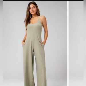 Fabletics Cloud Jersey Wide Leg Onesie